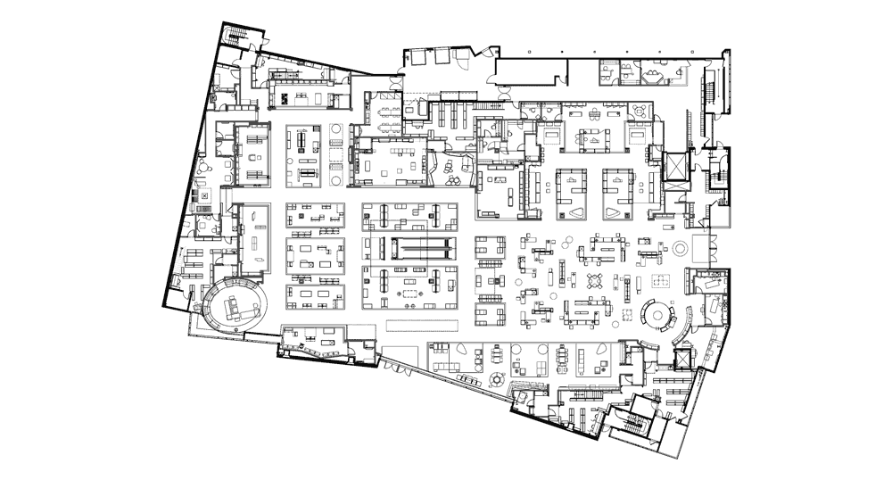Neiman Marcus, Broadway Plaza, Level-One Floor Plan, Walnut Creek, California