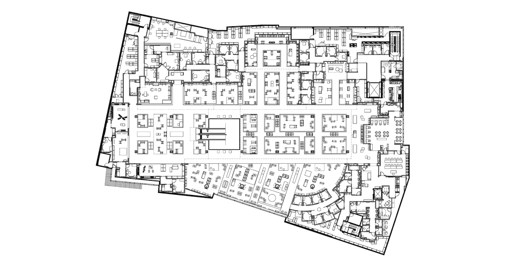 Neiman Marcus, Broadway Plaza, Level-Two Floor Plan, Walnut Creek, California