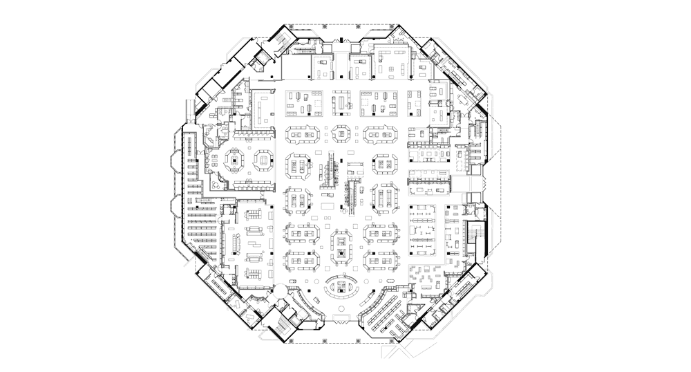 Neiman Marcus, Fashion Island, Level-One Floor Plan, Newport Beach, California