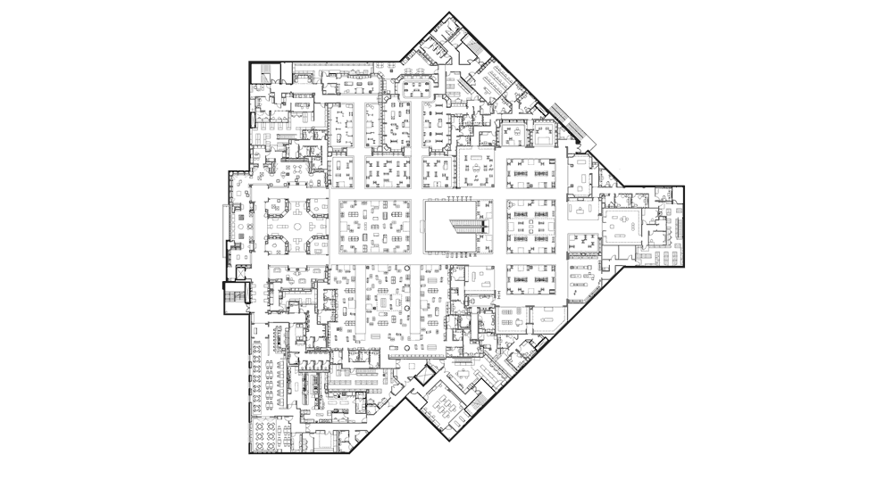 Neiman Marcus, Town Center Mall, Level-Two Floor Plan, Boca Raton, Florida