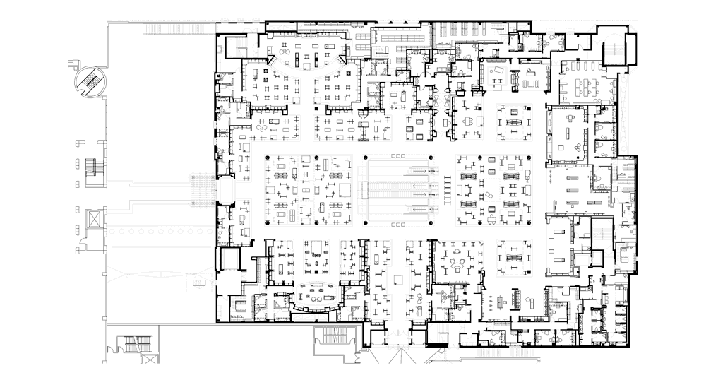 Neiman Marcus, The Village of Merrick Park, Level-Two Floor Plan, Coral Gables, Florida