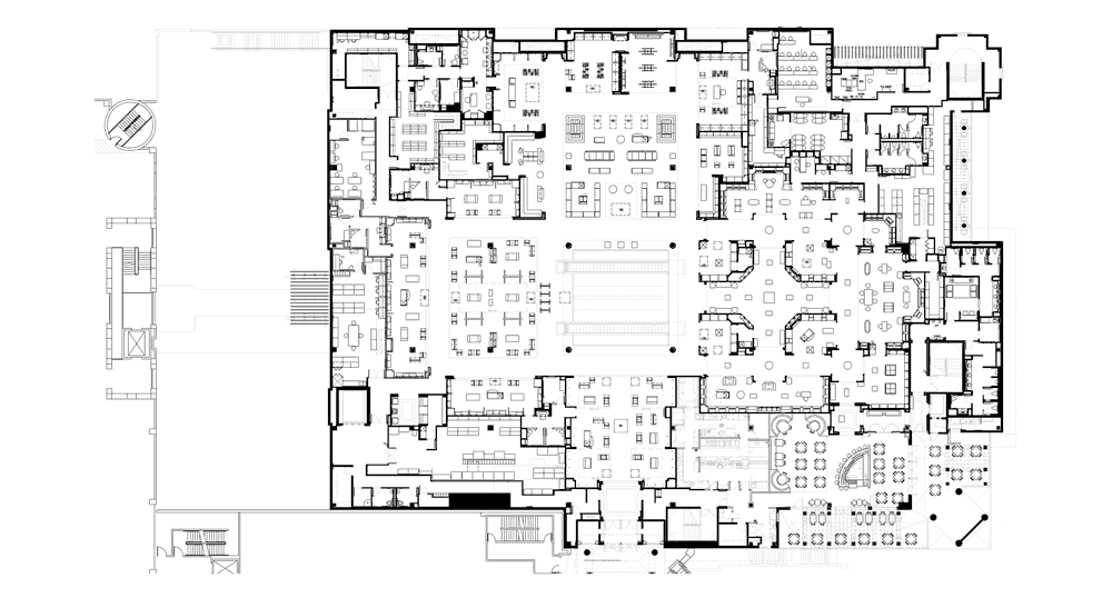Neiman Marcus, The Village of Merrick Park, Level-Three Floor Plan, Coral Gables, Florida