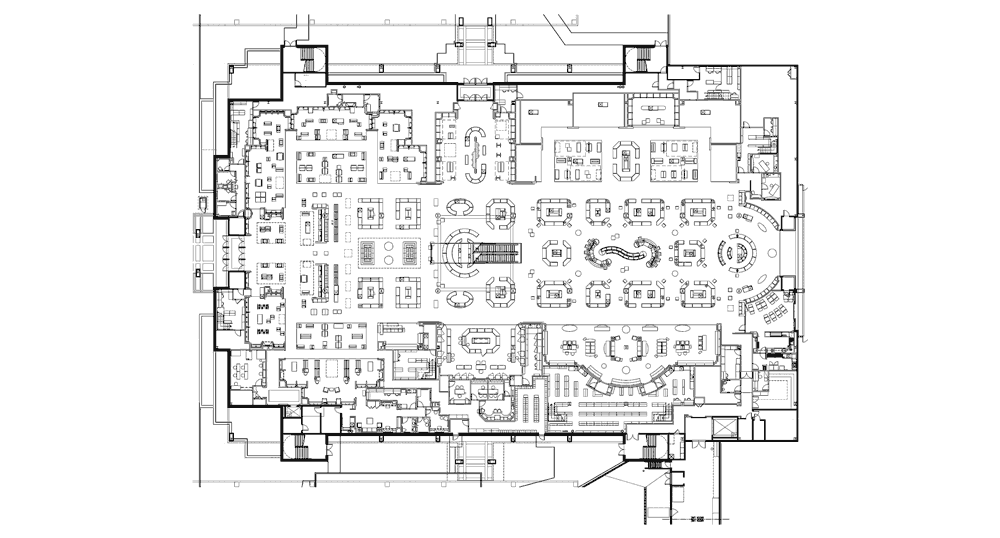 Neiman Marcus, The Shops at Willow Bend,  Level-One Floor Plan, Plano, Texas