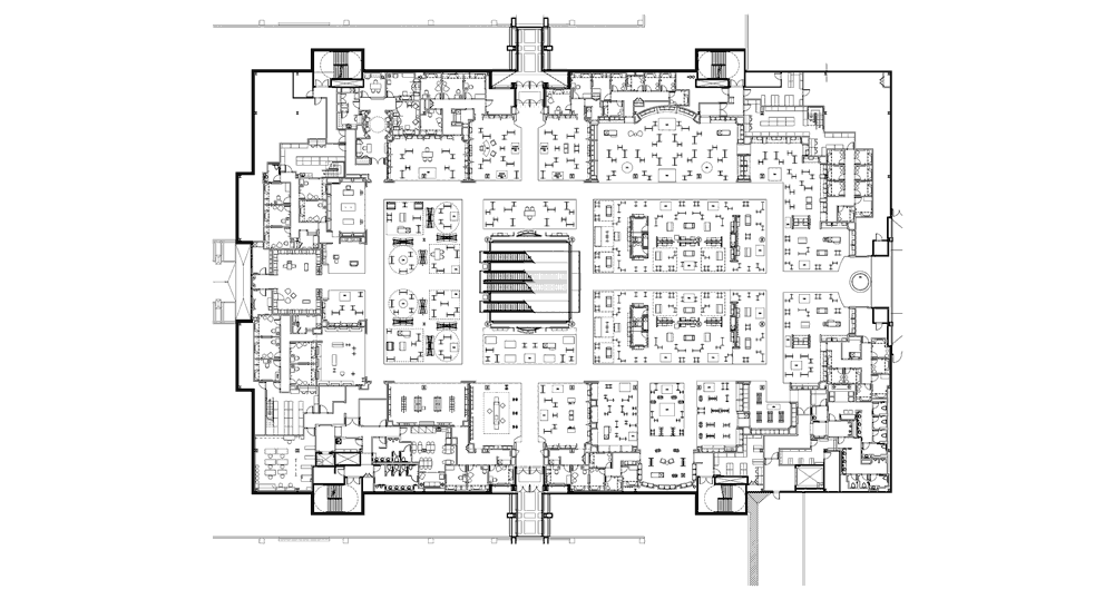 Neiman Marcus, The Shops at Willow Bend,  Level-Two Floor Plan, Plano, Texas