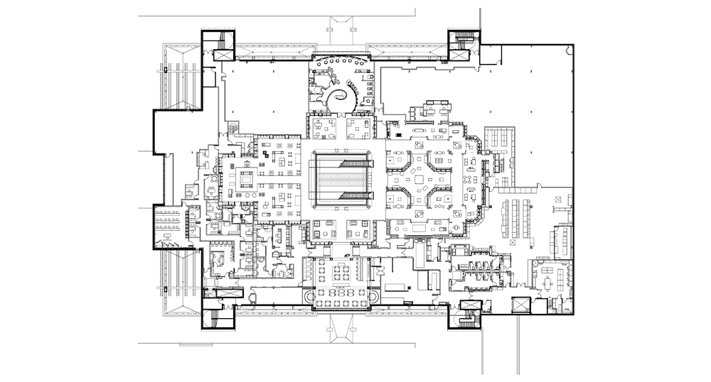 Neiman Marcus, The Shops at Willow Bend,  Level-Three Floor Plan, Plano, Texas